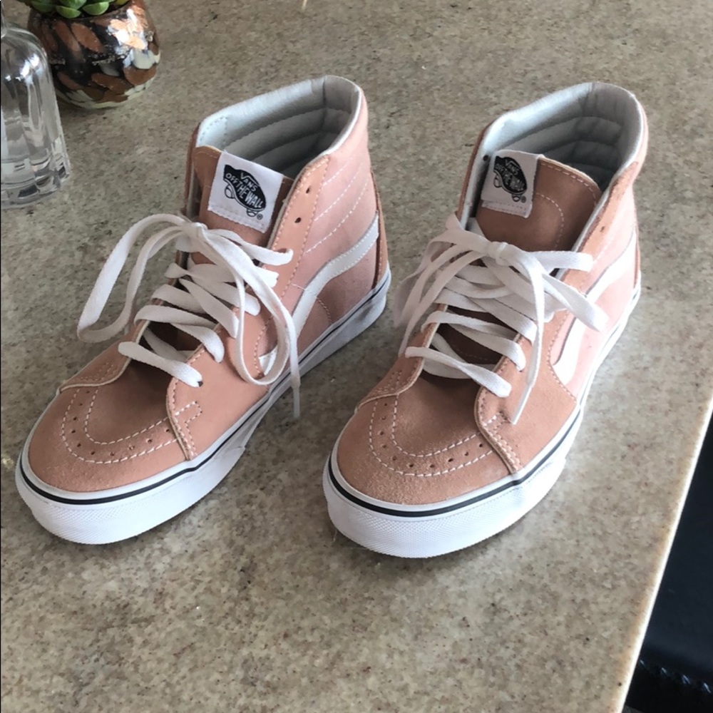 Blush Vans Size 7